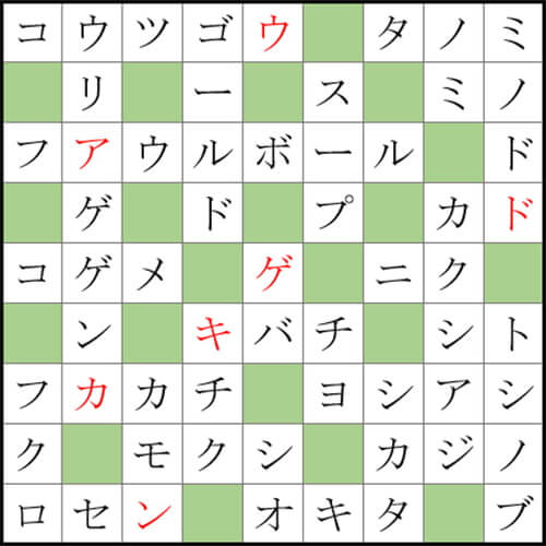 クロスワードde懸賞 No 36の答え お料理クロス クロスワードde懸賞生活 答え全部教えます