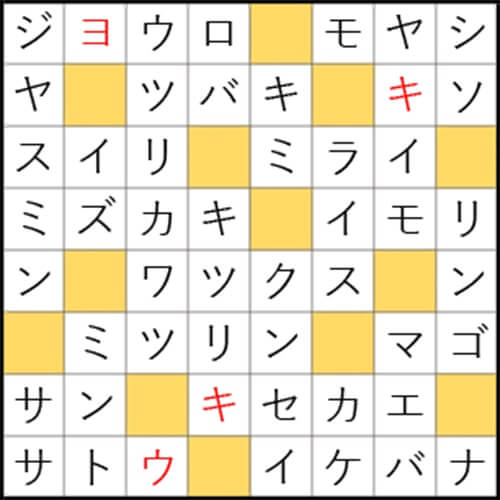 クロスワードde懸賞 No 1325の答え 植物クロス クロスワードde懸賞生活 答え全部教えます